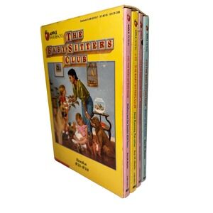 VTG The Babysitters Club Apple Paperbacks Boxed Set (Books #21–24) w/ Slipcase